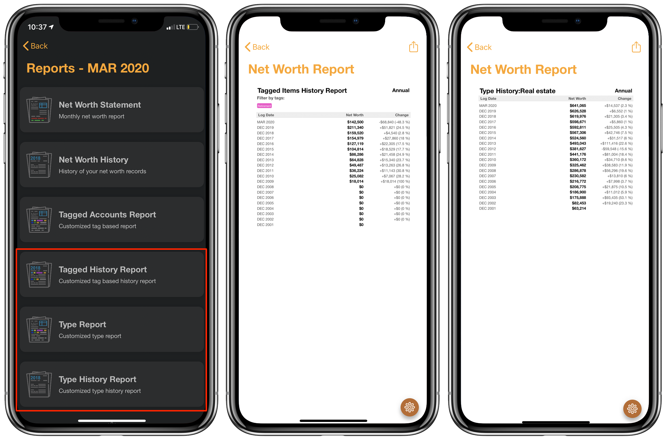 New distance from goal panel
