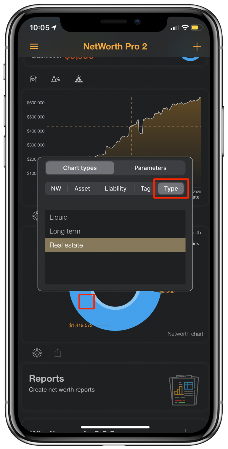 New distance from goal panel