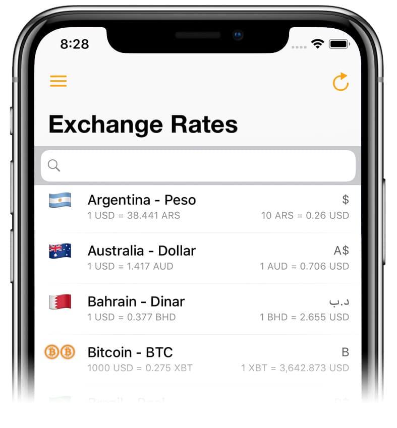 More foreign currencies