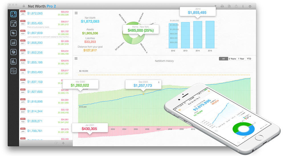 net worth pro 2 for Mac OSX